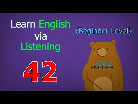 Learn English via Listening Beginner Level | Lesson 42 | Wild Animals