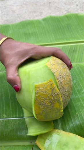 How to Peel Melon Fruit #melon
