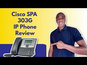 Cisco SPA 303 IP Phone Review - 3 Line VOIP Phone