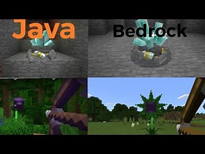 MOWZIES MOBS Java vs Bedrock addon comparason