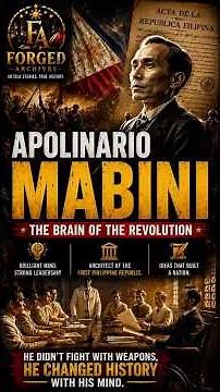 The True Genius Behind the Philippine Revolution 🇵🇭 #PhilippineHistory #ApolinarioMabini #History