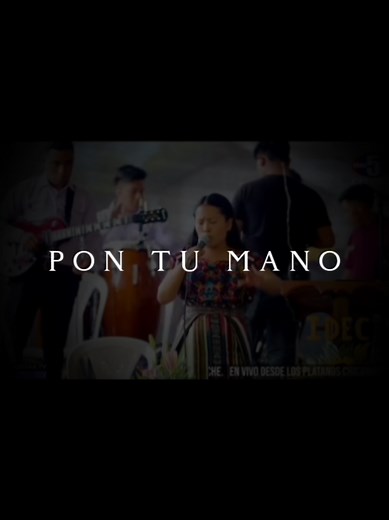 Pon tu mano Señor sobre mí - Pista karaoké cristiana Ana Gabriela Osorio
