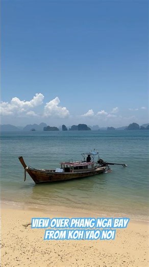 View from Koh Yao Noi over Phan Nga Bay, Thailand 🇹🇭