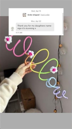 Custom Baby Name Sign | Willow