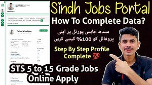 165K views · 1.2K reactions | How to Complete Sindh Jobs Portal...