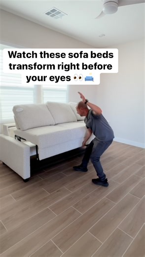 40K views · 129 reactions | Watch These Sofa Beds Transform Before Your Eyes | Space-Saving Comfort in Every Style ️✨ #SleeperSofa #SofaBed #SpaceSavingDesign #FurnitureReel #HomeInspo #ModernLiving #FurnitureDesign #InteriorGoals #TransformYourSpace | Brick and Mortarless Furniture | Facebook