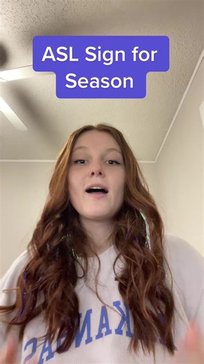 Learn ASL Sign for Seasons