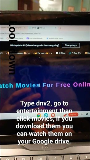 UNBLOCKED MOVIES ON SCHOOL CHROMEBOOK