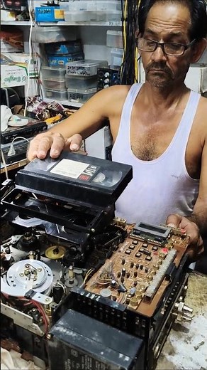 VHS VCR VCP Repairing Centre 👉📱 7742853435 #national #panasonic #sharp #sony #lg #bpl #akai #repair