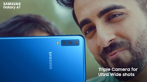 10K reactions · 840 shares | The new #GalaxyA7 is all you need to turn WOW into WHOA. Watch Ayushmann Khurrana outshoot Divyendu Sharma with the revolutionary #TripleCamera. Get one now and witness the next level of Ultra Wide-Angle photography. | Samsung | Facebook