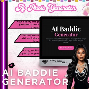 AI Photo Generator: Create Custom Baddies & Models, Made for Ebook Covers, Content Packs and Social Media Graphics - Etsy