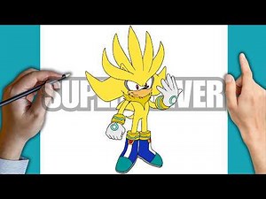 How to draw Super Silver | Sonic the Hedgehog 3 | HVORDAN TEGNE | Step by Step