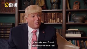 It's not his fault, he's just crazy. #ThePresidentShow | Paramount Network Asia