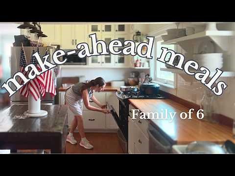 Make-Ahead Meals Saved Me SO MUCH TIME This Week! | Easy Vacation Food Prep (Airbnb Edition)