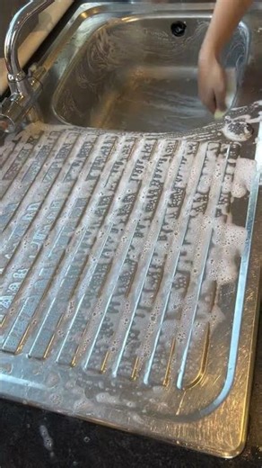 sink and counter clean up #asmrclean #cleantok #cleaning #kitchencleaner #cleaningtips