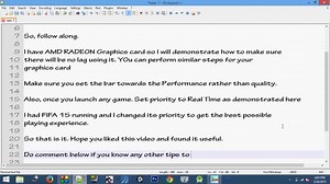 FIFA 15/14/13 - How To Fix Game Lag Issue On PC