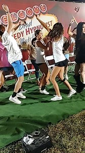 Hypnotized to a Dance Party #funnyvideos #funny #fair #hypnosis | Brad Comedy Hypnotist