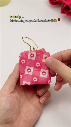 Cupcake Liner Craft That Looks Expensive