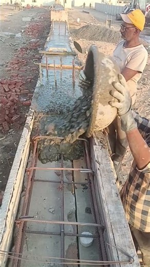 lintel or coping beem casting....#shorts #cement #civilengineering
