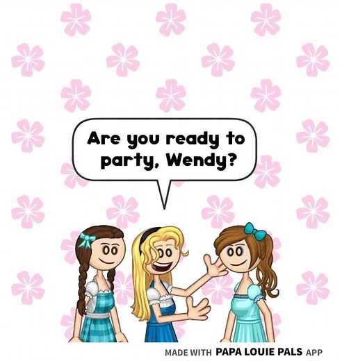 Papa Louie Pals: Disney- Alice, Dorothy, and Wendy are ready to party