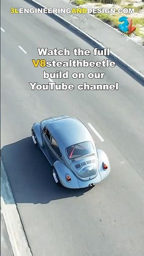 #vwbeetle with mid engined #v8 motor. The perfect combination #shorts