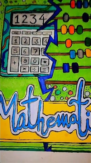 Aesthetic Maths Notebook Cover Design ✨📓🧮