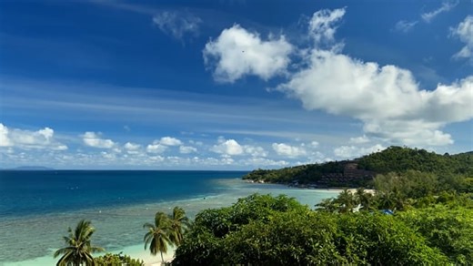 Ocean View, Sea View, Paradise. Free Stock Video