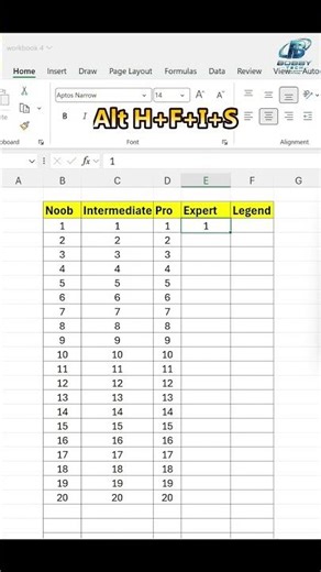 5 Excel Numbering Tricks (Noob → Legend)