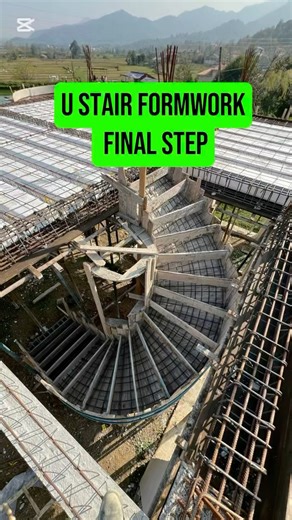 Final Step of U-Shaped Stair Formwork | Installing the Step Panels