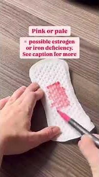 What color should your period blood be?? 🩸