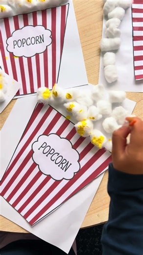 Popcorn Art & Craft Activity
