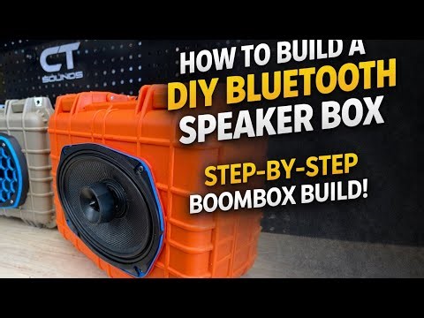 \tHow to Build a DIY Bluetooth Speaker Box (Step-by-Step Boombox Build)