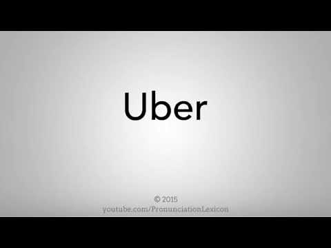 How To Pronounce Uber