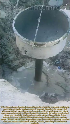 Building a Foundation Without Draining the Water How Do They Pour Concrete Underwater