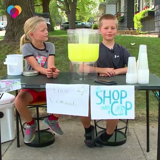 4.8M views · 110K reactions | These 9-year-old twins held a lemonade stand, but their money was stolen. Soon, they had a long line of police officers, hoping to buy some lemonade  | The Uplift | Facebook