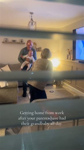 Lovevery on Instagram: "After a long day, this is the kind of welcome home that melts our hearts. 🥹 Grandparents twirling with their grandbaby, filling the living room with laughter, love, and pure joy? Big YES PLEASE! 🕺👶✨ And if Nana and Papa have been asking what the kids might love this Christmas… adding a little Lovevery to their list is always a sweet way to keep these moments of connection going. 🎄💛 🎥 @andreakeeley_ (on TikTok)"