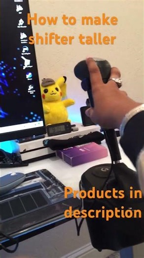 How to make the Logitech shifter higher! #logitech