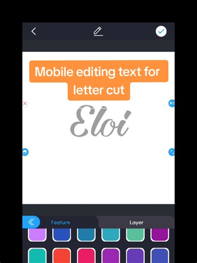 Mobile Editing Text for Letter Cut: Easy DIY Tutorial