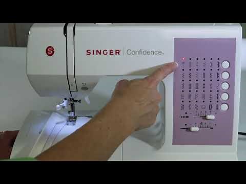 Singer Confidence 7463 10 Selecting Stitches & Settings