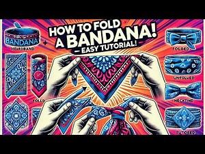 HOW TO FOLD A BANDANA 3 WAYS PLUS BONUS TIPS