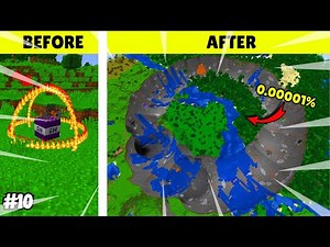 I Detonated the 10 Most Powerful TNTs in Minecraft!