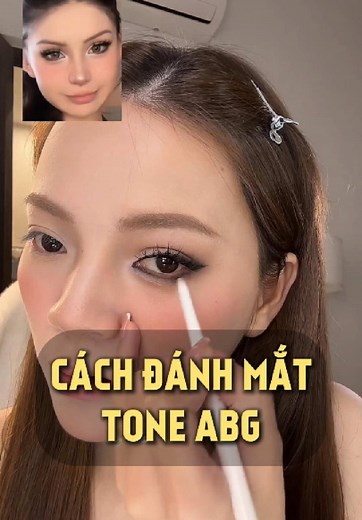 Makeup mắt ABG cho gương mặt sắc nét hơn