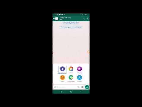 Como enviar diversos arquivos de uma só vez pelo anexar do Whatsapp