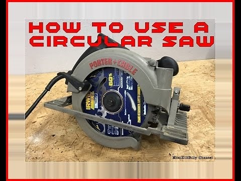 How To use a CIRCULAR SAW - Tips for Beginners and Experienced Users