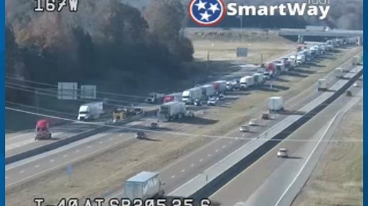Driver killed in crash along I-40 in Fayette County, Tennessee