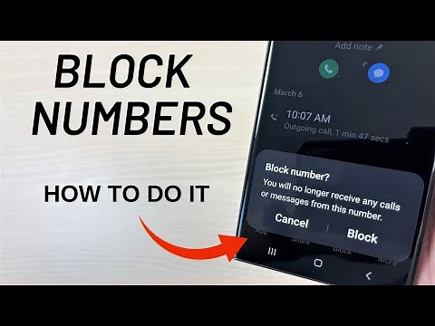 How to BLOCK PHONE NUMBERS on Samsung Galaxy S23 Series