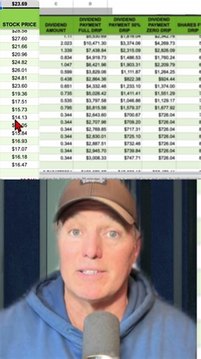 Total Return: Why Drip Strategies Beat Price Decline #shorts