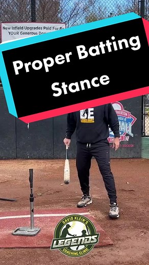 Teaching kids how to set up at the plate properly is the first thing to focus on with youth. Here are the steps I usually take… #legendsbaseball #baseball #baseballlife #kidsbaseball #baseballforkids #youthbaseball #coach #coachdavid #coaching