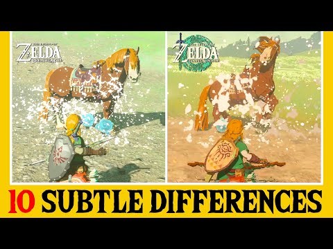 10 Subtle Differences between Zelda: Tears of the Kingdom and BOTW