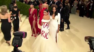 AOC wears 'tax the rich' dress to Met Gala